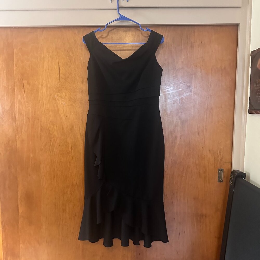 Black cocktail dress